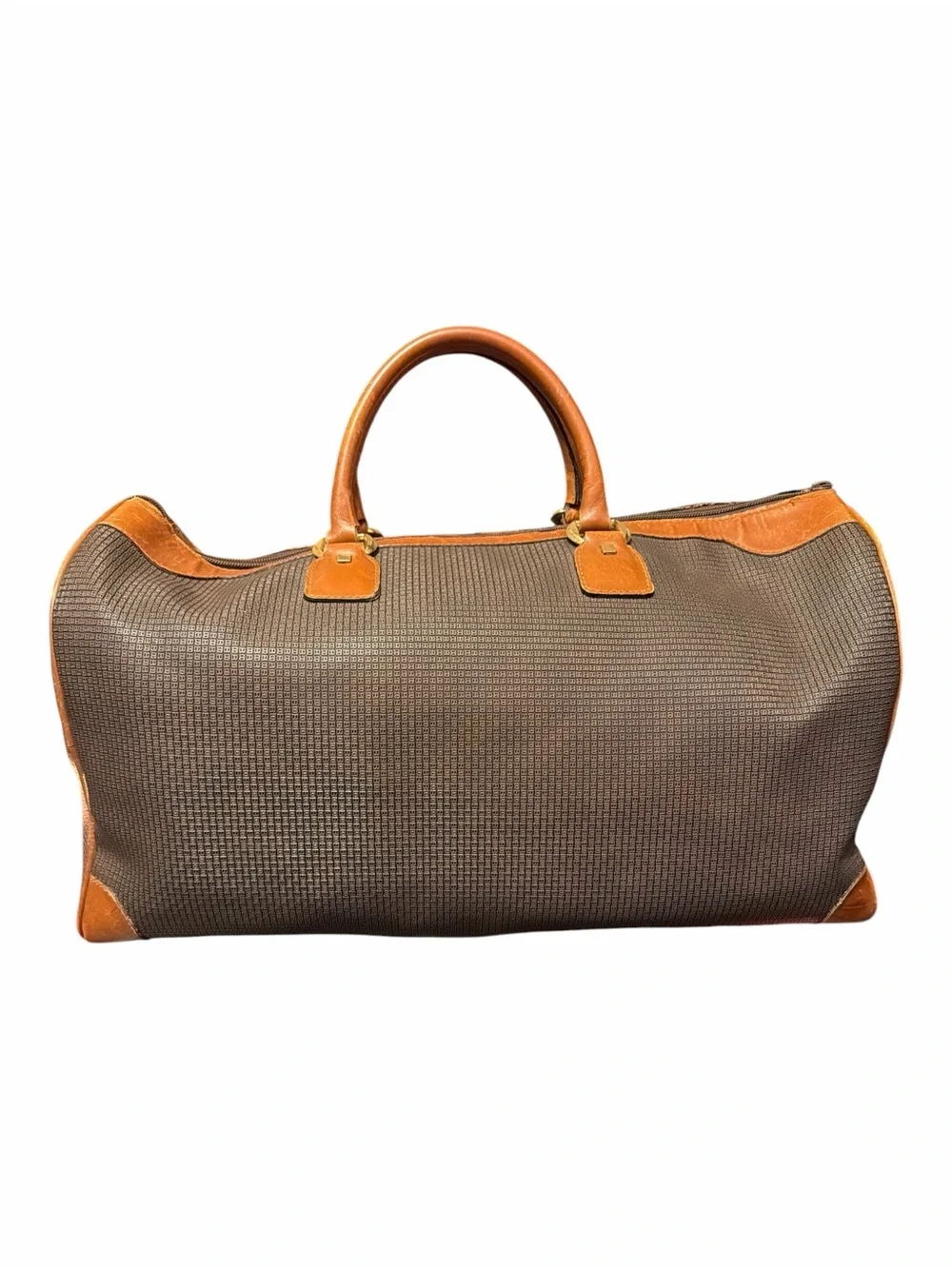 Bally Brown and Tan Duffel Bag  with COA